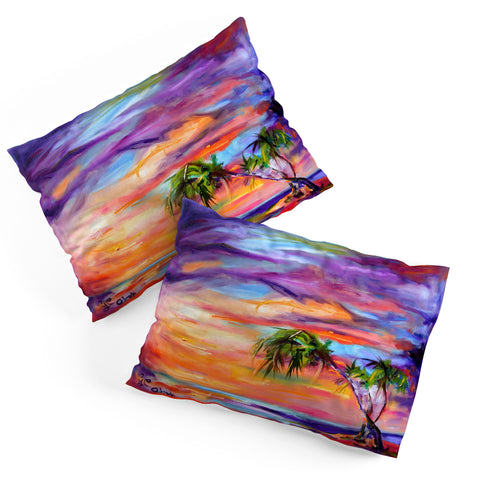 Ginette Fine Art Florida Palms Beach Pillow Shams