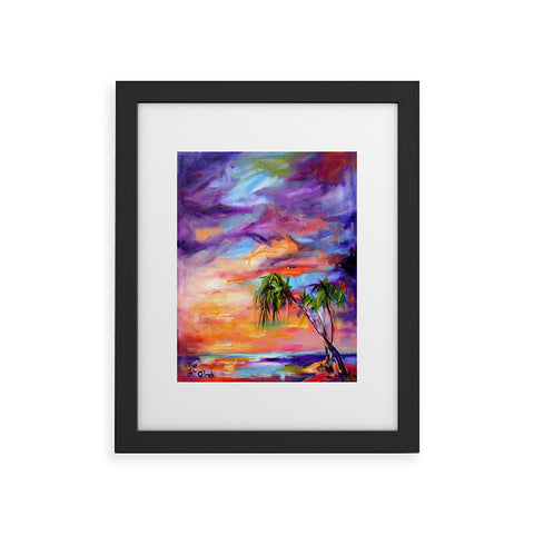 Ginette Fine Art Florida Palms Beach Framed Art Print