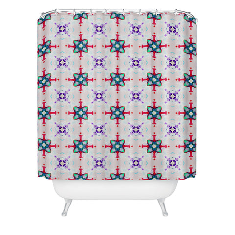 Ginette Fine Art French Country Cottage Pattern Shower Curtain