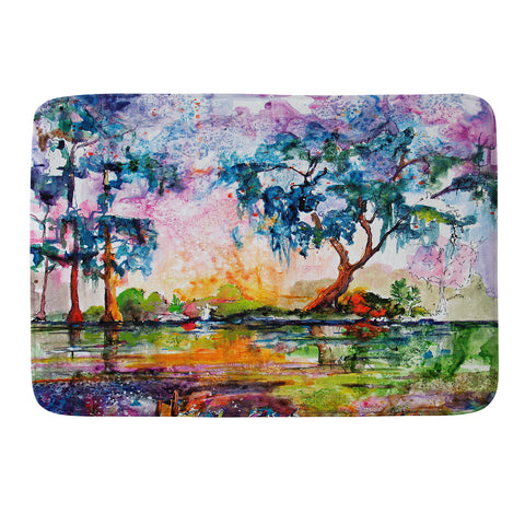 Ginette Fine Art Garden Of Good And Evil Savannah GA Memory Foam Bath Mat