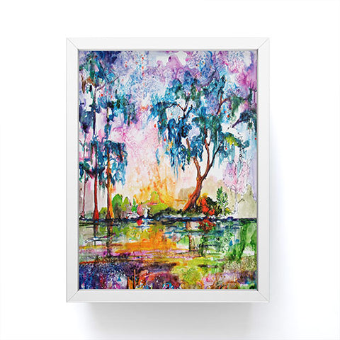 Ginette Fine Art Garden Of Good And Evil Savannah GA Framed Mini Art Print