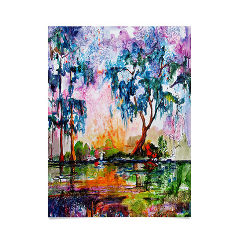 Ginette Fine Art Garden Of Good And Evil Savannah GA Poster