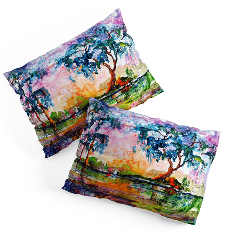 Ginette Fine Art Garden Of Good And Evil Savannah GA Pillow Shams