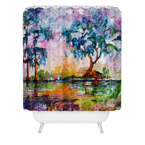 Ginette Fine Art Garden Of Good And Evil Savannah GA Shower Curtain