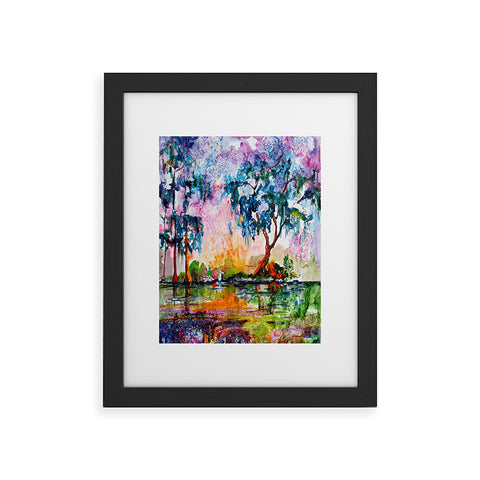 Ginette Fine Art Garden Of Good And Evil Savannah GA Framed Art Print