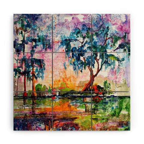 Ginette Fine Art Garden Of Good And Evil Savannah GA Wood Wall Mural