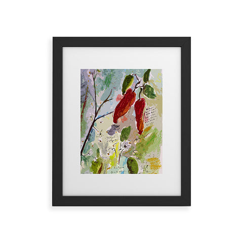 Ginette Fine Art Ghost Pepper Framed Art Print