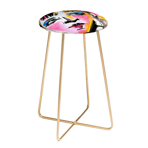 Ginette Fine Art Glances Counter Stool