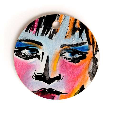 Ginette Fine Art Glances Cutting Board Round