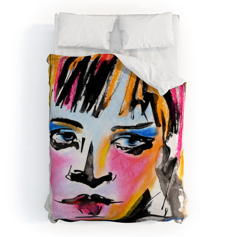 Ginette Fine Art Glances Duvet Cover