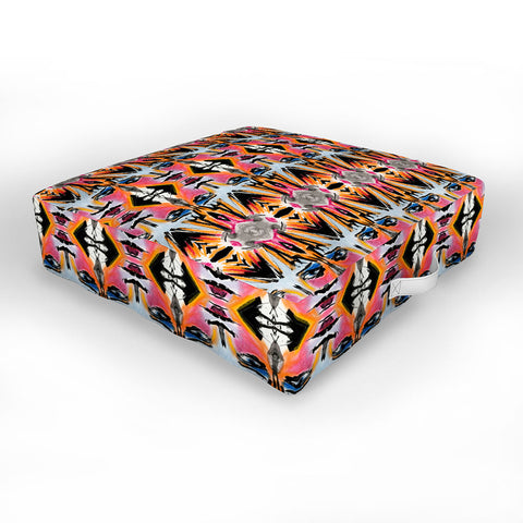 Ginette Fine Art Glances Outdoor Floor Cushion