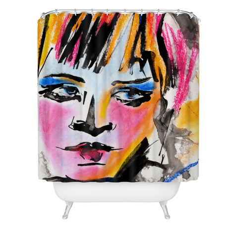 Ginette Fine Art Glances Shower Curtain