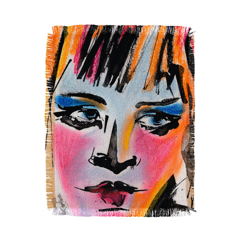 Ginette Fine Art Glances Throw Blanket