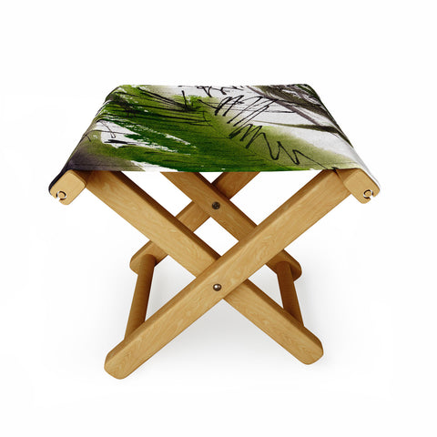Ginette Fine Art Green Souls 1 Folding Stool