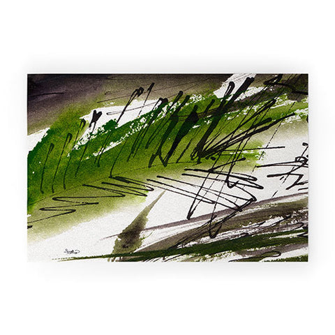 Ginette Fine Art Green Souls 1 Welcome Mat