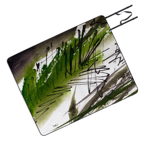 Ginette Fine Art Green Souls 1 Picnic Blanket