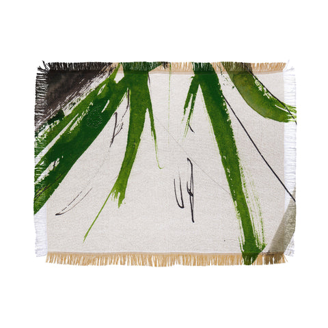Ginette Fine Art Green Souls 2 Throw Blanket