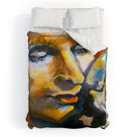 Ginette Fine Art Hamlet Laurence Oliver Duvet Cover