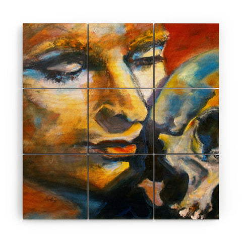 Ginette Fine Art Hamlet Laurence Oliver Wood Wall Mural