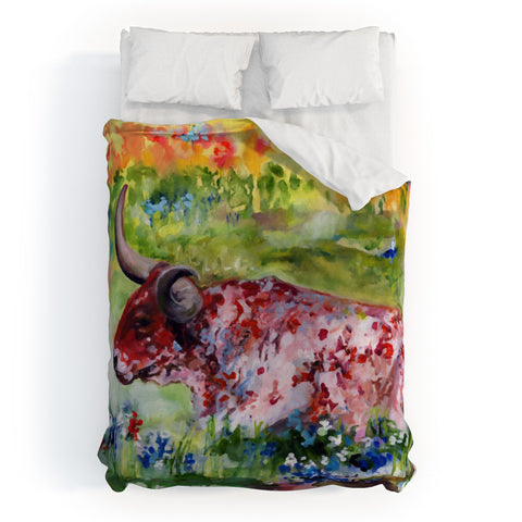 Ginette Fine Art Hill Country Texas Duvet Cover