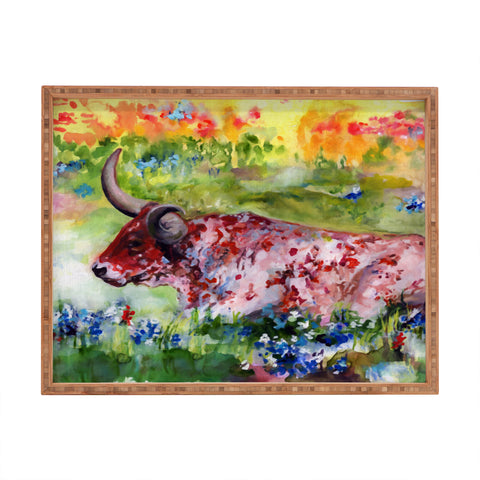 Ginette Fine Art Hill Country Texas Rectangular Tray