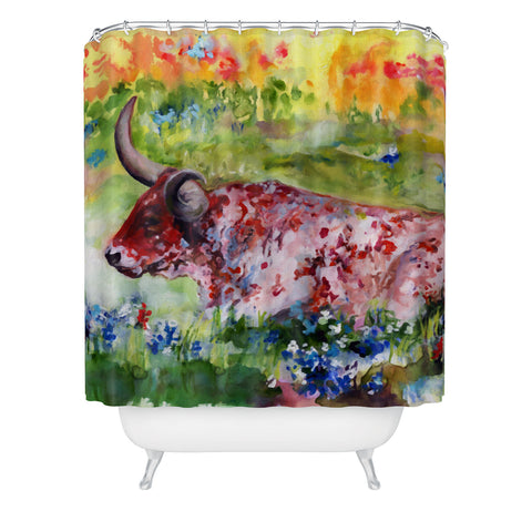 Ginette Fine Art Hill Country Texas Shower Curtain