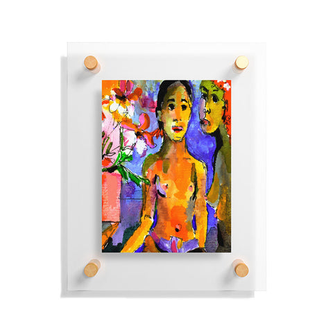 Ginette Fine Art Homage To Gaugin Tahiti Floating Acrylic Print