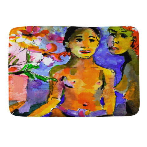 Ginette Fine Art Homage To Gaugin Tahiti Memory Foam Bath Mat