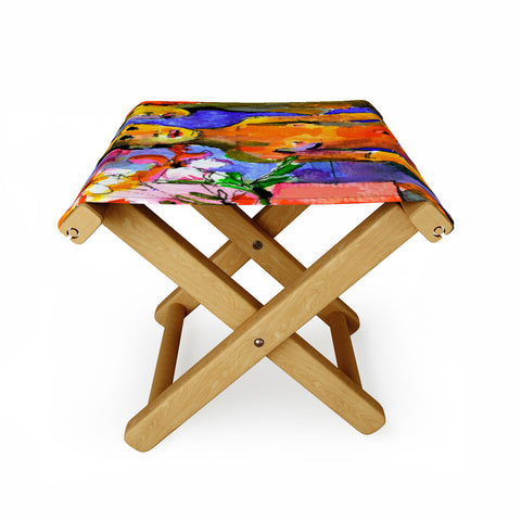 Ginette Fine Art Homage To Gaugin Tahiti Folding Stool