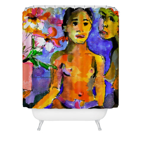 Ginette Fine Art Homage To Gaugin Tahiti Shower Curtain
