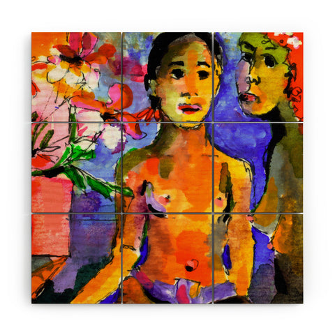 Ginette Fine Art Homage To Gaugin Tahiti Wood Wall Mural