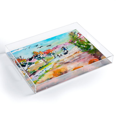 Ginette Fine Art Home For The Holidays Acrylic Tray