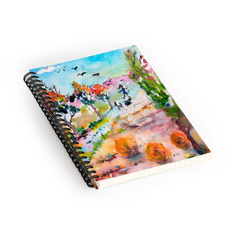 Ginette Fine Art Home For The Holidays Spiral Notebook