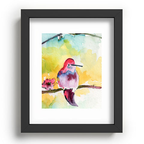 Ginette Fine Art Humminbird Recessed Framing Rectangle