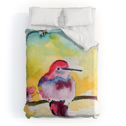 Ginette Fine Art Humminbird Duvet Cover
