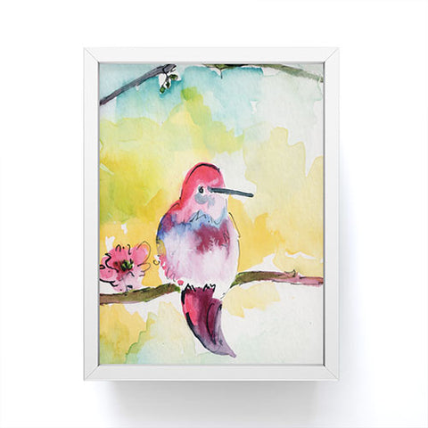 Ginette Fine Art Humminbird Framed Mini Art Print