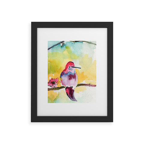 Ginette Fine Art Humminbird Framed Art Print