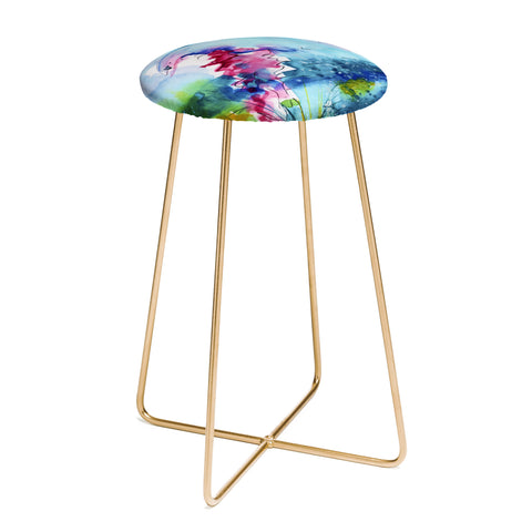 Ginette Fine Art I Love Jellyfish Counter Stool