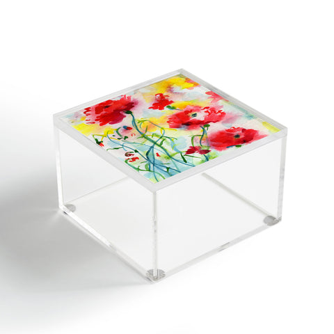Ginette Fine Art If Poppies Could Only Speak Acrylic Box