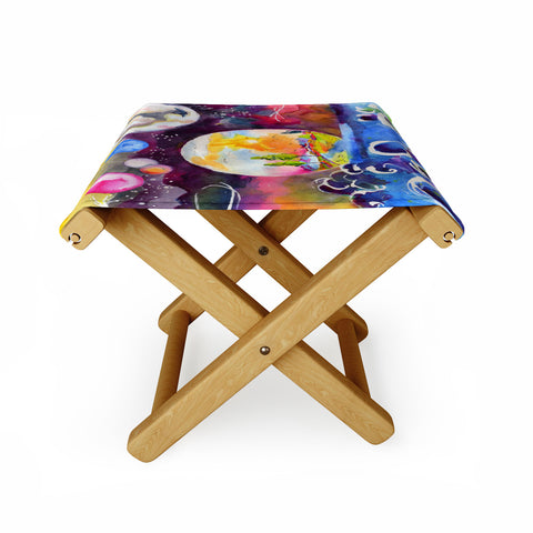 Ginette Fine Art Into The Future Folding Stool
