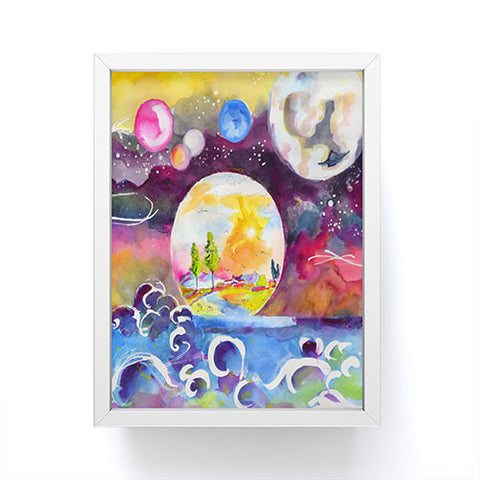 Ginette Fine Art Into The Future Framed Mini Art Print