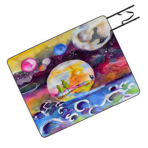 Ginette Fine Art Into The Future Picnic Blanket