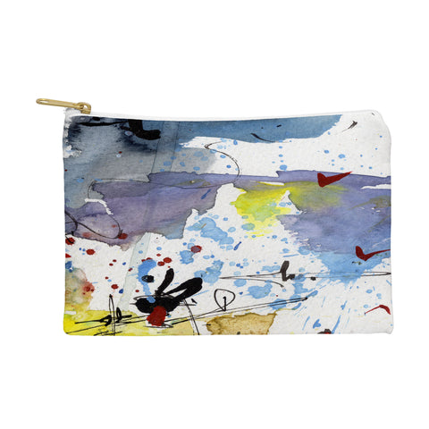 Ginette Fine Art Intuitive Abstract 1 Pouch