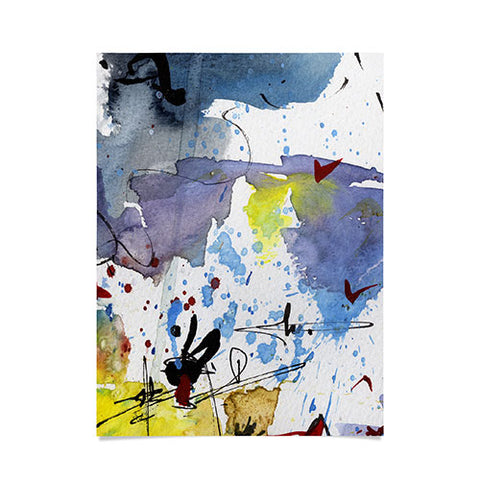 Ginette Fine Art Intuitive Abstract 1 Poster