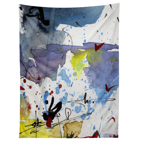 Ginette Fine Art Intuitive Abstract 1 Tapestry