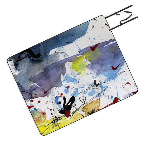Ginette Fine Art Intuitive Abstract 1 Picnic Blanket