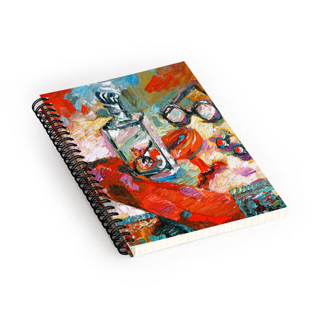Ginette Fine Art Kenzo 4 Men Spiral Notebook