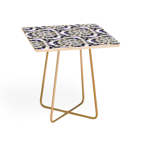 Ginette Fine Art Late Summer Seed Pods Pattern Side Table
