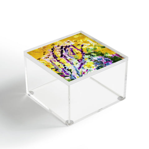 Ginette Fine Art Lavender and Bees Provence Acrylic Box