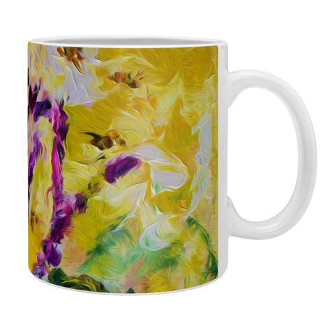 Ginette Fine Art Lavender and Bees Provence Coffee Mug